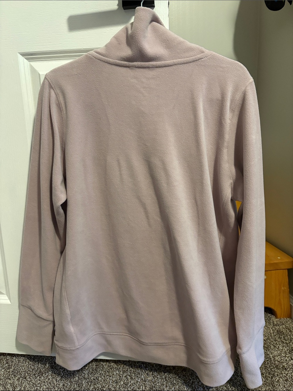 Calvin Klein Mauve Logo Funnel-Neck Pullover - Picture 3 of 3